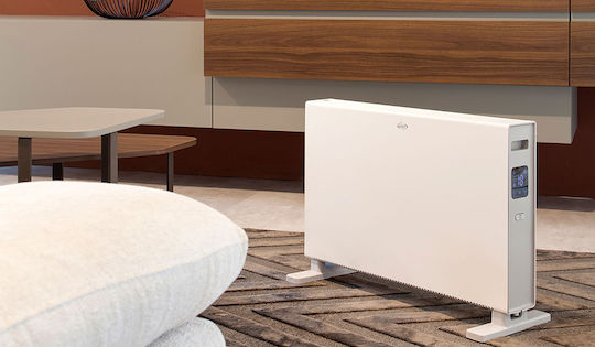 Argo Dakota 531RG51136 Konvektorheizung Boden 2000W mit elektronischem Thermostat 62x43cm Weiß