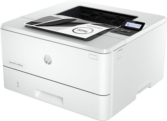 HP LaserJet Pro 4002dw Ασπρόμαυρος Εκτυπωτής με WiFi και Mobile Print 2Z606F