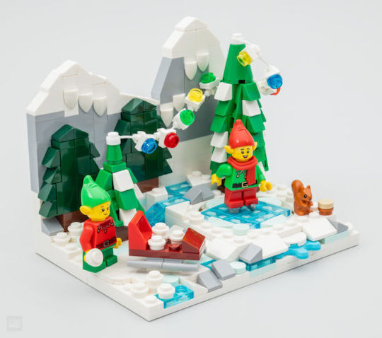 LEGO -Elfen Winter Elves Scene für 9+ Jahre