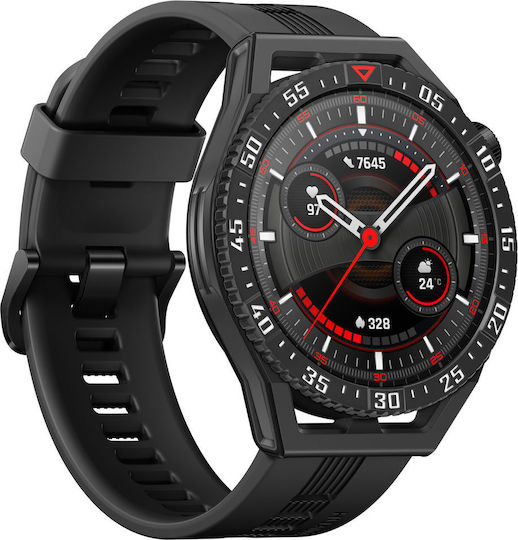 Huawei Watch GT 3 SE 46mm Αδιάβροχο με Παλμογράφο (Graphite Black)