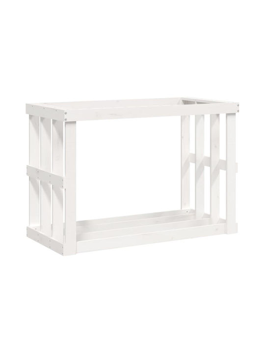 vidaXL Μεταλλικό Κουτί Αποθήκευσης Ξύλων 108x52x74cm Λευκό vidaXL Μεταλλικό Κουτί Αποθήκευσης Ξύλων 108x52x74cm Λευκό