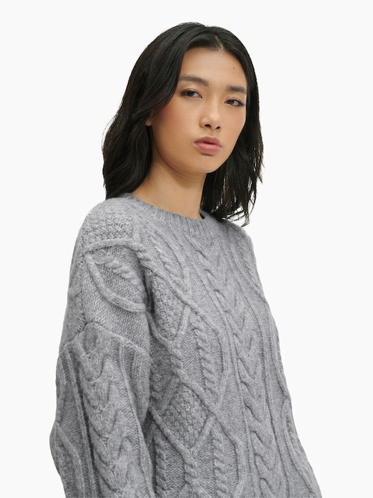 Raelee Damen Langarm Pullover Gray