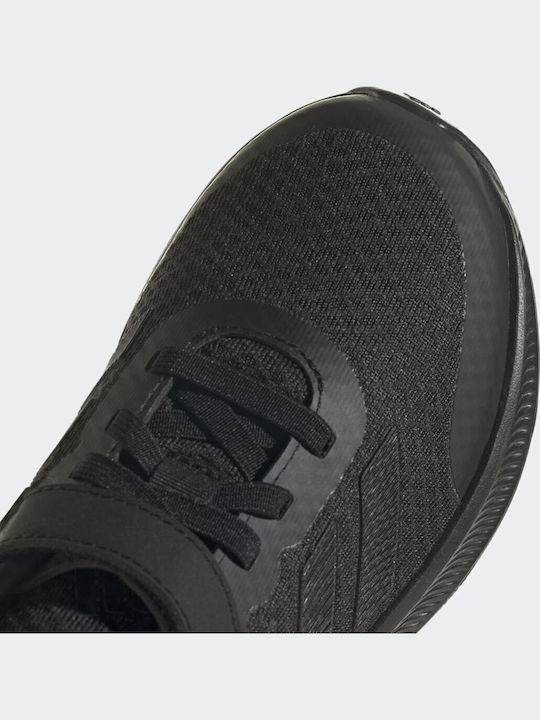 Runfalcon 3.0 El K Kids Sports Shoes Running with Hoop & Loop Closure Black