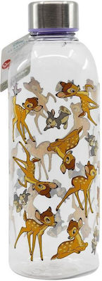 Stor Kids Plastic Water Bottle Bambi Transparent 850ml