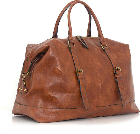 Playbags Σακ Βουαγιάζ Ταμπά από Δερματίνη Μ55xΠ20xΥ42εκ.