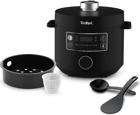 Tefal Turbo Cuisine Πολυμάγειρας 1090W με Χωρητικότητα 5lt Μαύρος
