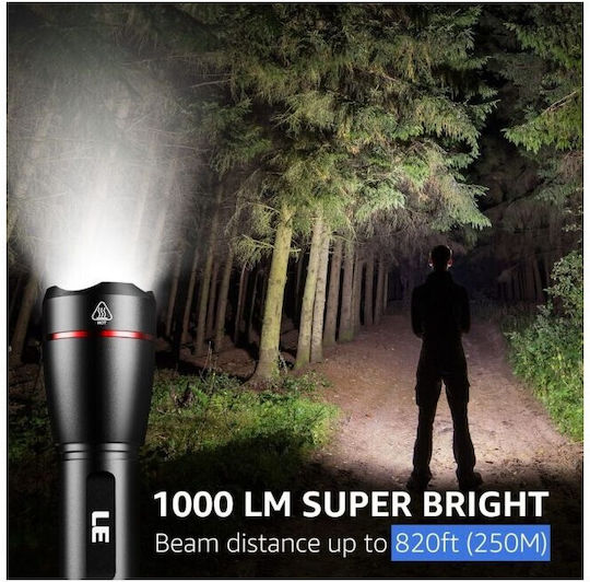 Презареждащ се Фенерче LED Waterproof IPX7 с максимална светлина 1000лм