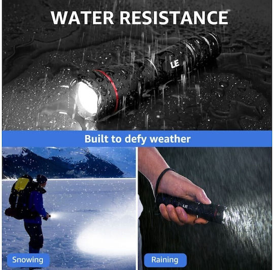 Презареждащ се Фенерче LED Waterproof IPX7 с максимална светлина 1000лм