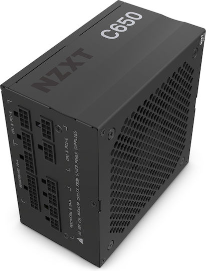 NZXT C650 2022 650W Black Computer Power Supply Full Modular 80 Plus Gold