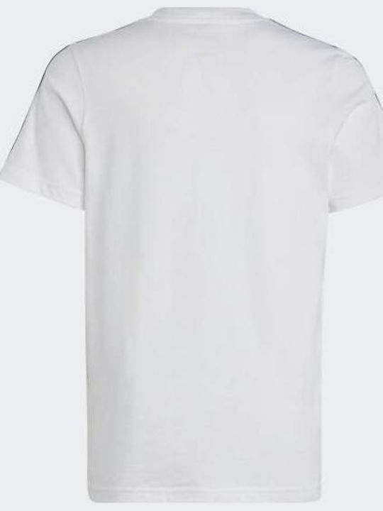 Kids' T-shirt White Essentials 3-Stripes