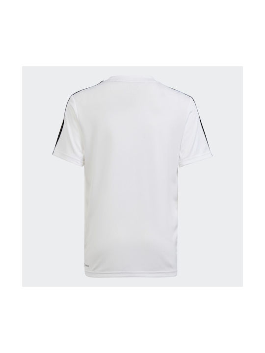 Adidas Essentials Aeroready 3-Stripes Παιδικό T-shirt Λευκό