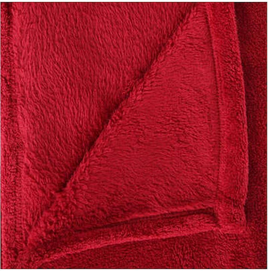 Atmosphera Ημίδιπλη 180x230εκ. Κόκκινη