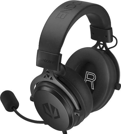 Endorfy VIRO Plus USB Über Ohr Gaming-Headset mit Verbindung USB Schwarz
