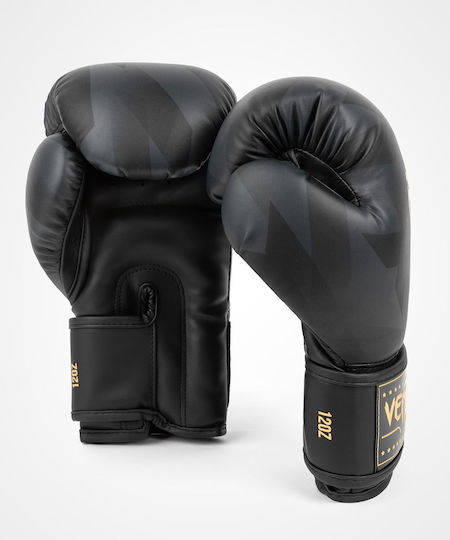 Venum Razor Synthetic Leather Boxing Competition Gloves Black