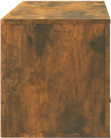 Shoe Organizer with 2 Shelves Oak 70x35x38cm