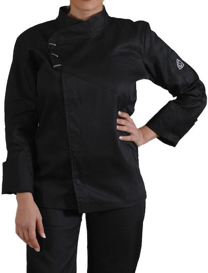 Tips Blouse Chef Unisex Gray with Long Sleeve