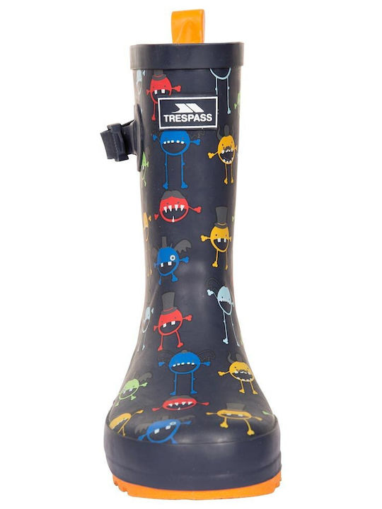 Trespass Kids Wellies Navy Blue