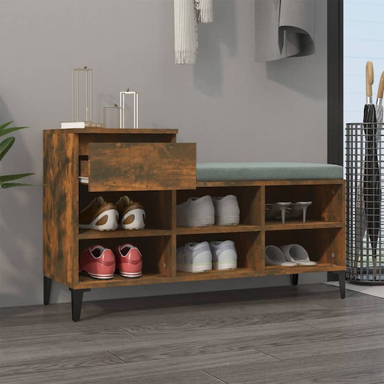 Suport pentru pantofi cu 6 Rafturi Oak L102xW36xH60cm