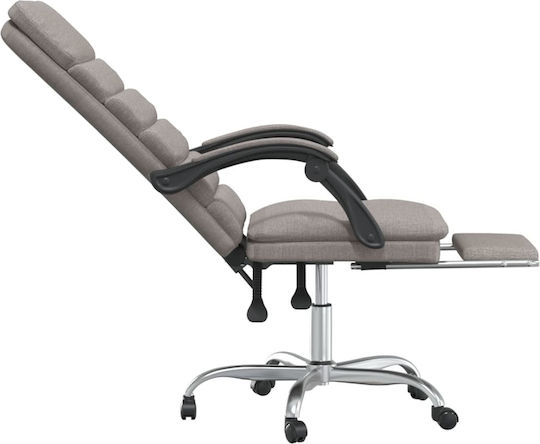 vidaXL Vdxl Scaun De Birou Cu Masaj Taupe