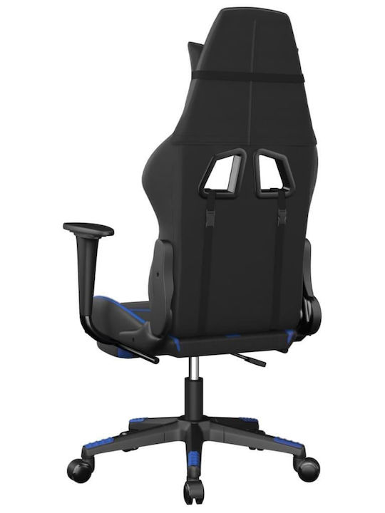 vidaXL 345434 Gaming Stuhl mit Fußstütze Black / Blue