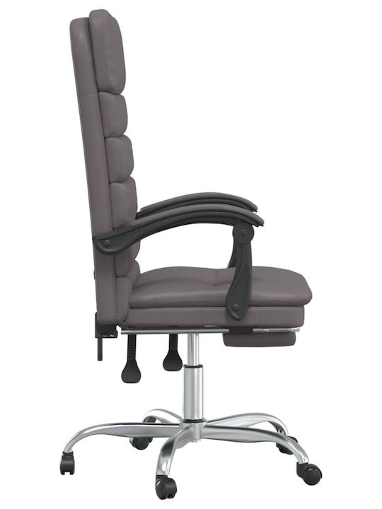 vidaXL vidaXL Office Chair with Massage, Recline, and Adjustable Arms Grey