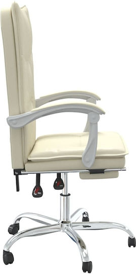vidaXL vidaXL Office Chair with Adjustable Beige Arms