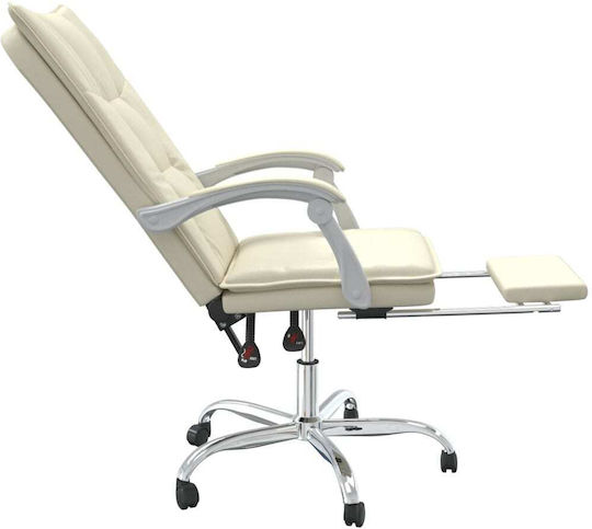 vidaXL vidaXL Office Chair with Adjustable Beige Arms