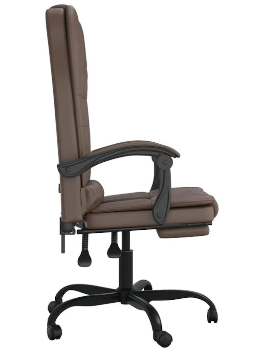 vidaXL vidaXL Bürostuhl mit Massagebraun