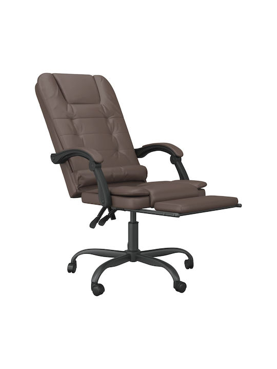 vidaXL vidaXL Bürostuhl mit Massagebraun