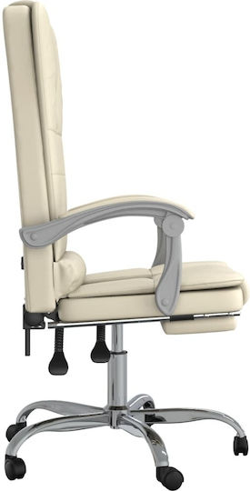 vidaXL Vdxl Office Chair Massage with Adjustable Arms White