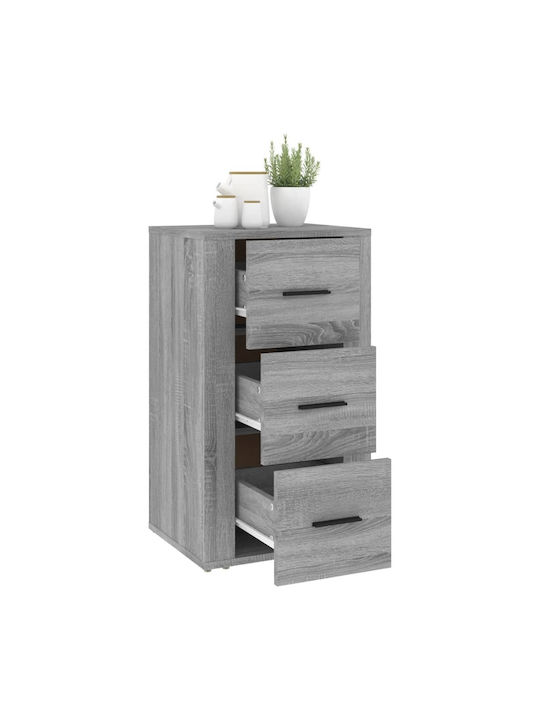 Wooden Storage Cabinet with 3 Drawers M40xW33xH70cm