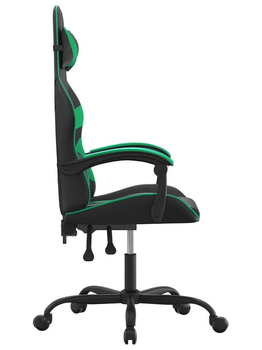 vidaXL 3143845 Gaming Stuhl Black/Green