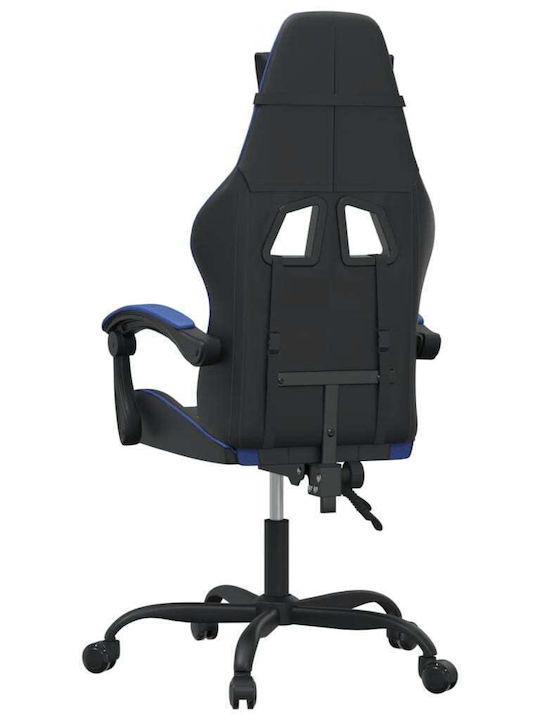 vidaXL 3143890 Геймърски стол Черно/синьо