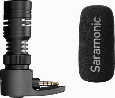 Saramonic Shotgun 3.5mm Microphone SmartMic+ Shock Mounted/Clip On Mounting