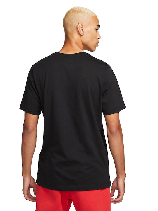 Nike Herren Sport T-Shirt Kurzarm Schwarz