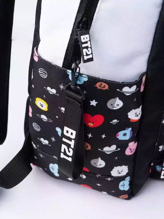 Grupo Erik BT21 Ghiozdan De Școală Primară De Spate Cu Husă Pentru Sticlă De Apă Neagră 15 Litri 35 X 20 X 46 Cm