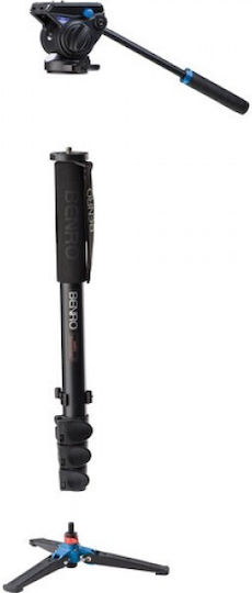 Benro Benro A49FDS4 Aluminum Photography & Video Monopod with Tripod Base with Hydraulic Head and 8kg Maximum Load