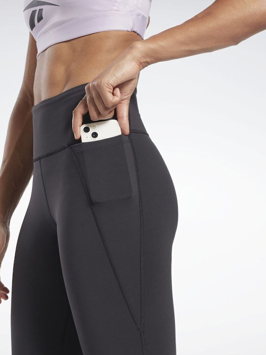 Lux Instruire Colanti de femei Cropped Colanti Talie inalta Negru