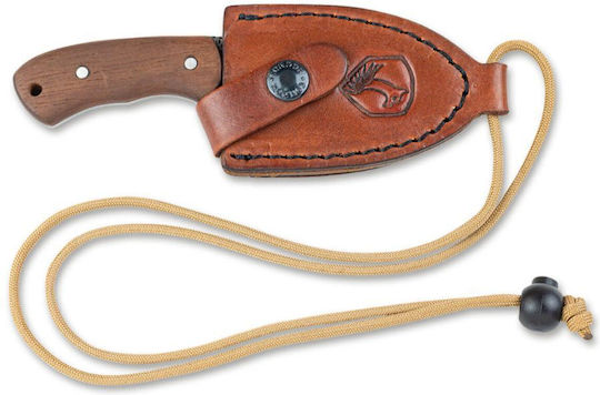 Condor Tool & Knives Beetle Neck Μαχαίρι Καφέ σε Δερμάτινη Θήκη