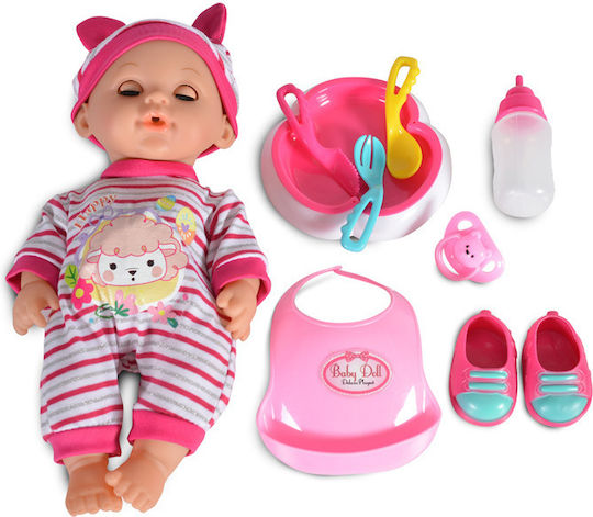 Moni Set Papușă Bebe Pentru 3+ Ani 31 Cm