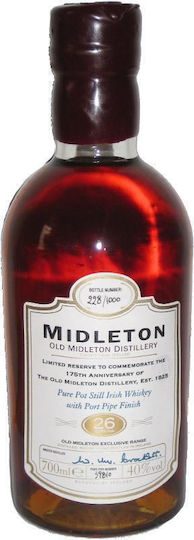 Single Malt Ουίσκι 26 Ετών Ιρλανδίας σε Κουτί 40% 700ml