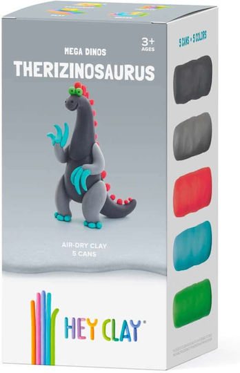 Hey Clay Claymates Therizinosaurus Modelling Clay for Kids Multicolour 275gr