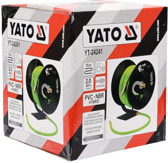 Yato YT-24241 Λάστιχο Αέρος 15m Με Ανέμη 1/4"