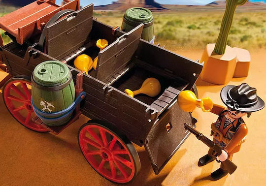 Playmobil Western Supply Transport Cart in Ambush for 4-10 years old
