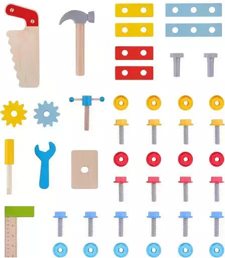 Tooky Toys Παιδικός Πάγκος από Ξύλο για 3+ Ετών 40 εκ.