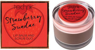 Technic Duo Strawberry Sundae Lip Scrub 2.8gr