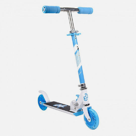 Athlopaidia Kids Foldable 2-Wheel Scooter for 3+ Years Blue