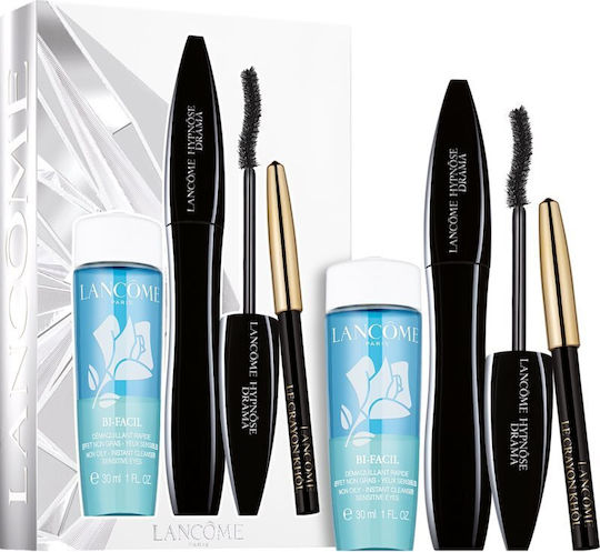 Lancome Hypnose Drama Holiday Σετ Μακιγιάζ για τα Μάτια 01 Excessive Black & Le Crayon Khol & Bi-Facil 3τμχ