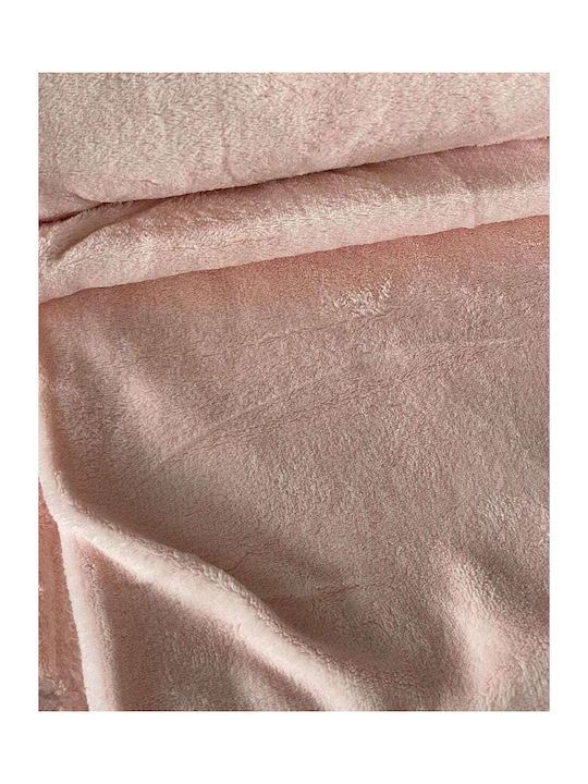 Pennie Blanket Velvet Sofa 127x152cm Arctic Pink Soft