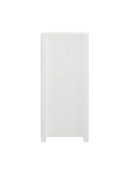 Συρταριέρα Κρεβατοκάμαρας mit 4 Schubladen Weiß 100x40x90cm
